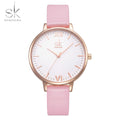 SK Women’s Quartz Watch – Minimalist Analog Wristwatch, Ultra-Thin Waterproof Design