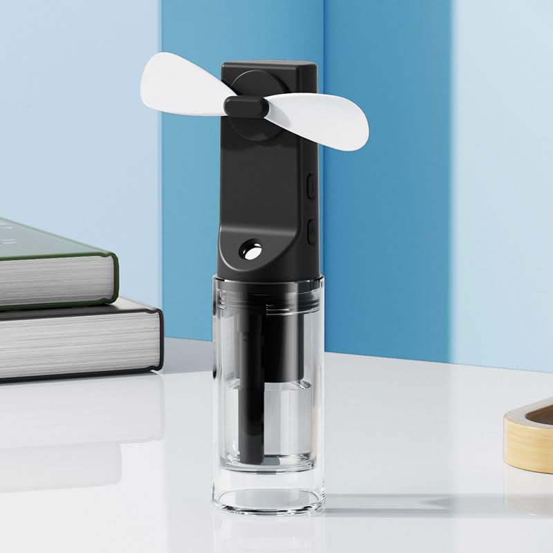 Mini USB Mist Fan – Portable Rechargeable Spray Cooling Fan
