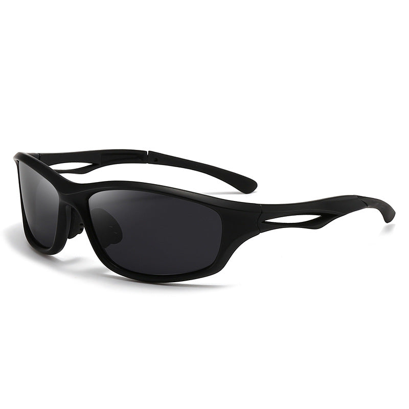 [Solarix] Silver Wraparound Sunglasses