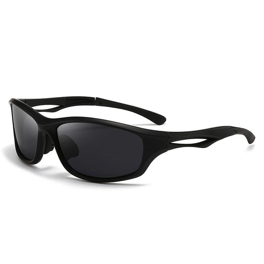 [Solarix] Silver Wraparound Sunglasses