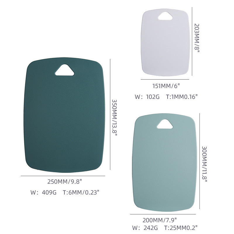 Nordic 3-Piece Double-Sided Cutting Board Set – Portable & BPA-Free Kitchen Essential