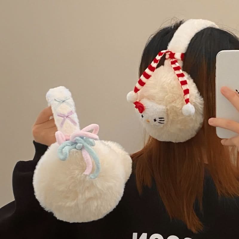 Women’s Winter Cat Plush Earmuffs
