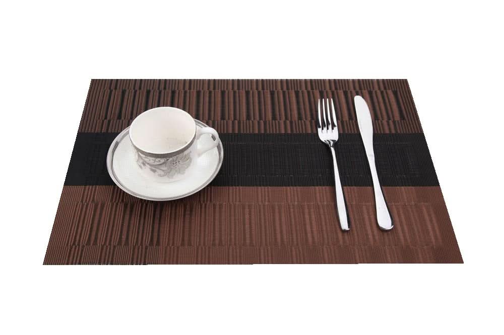 Bamboo Textilene Non-Slip Waterproof Placemats