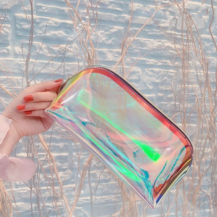 Laser PVC Waterproof Cosmetic Bag for Women
