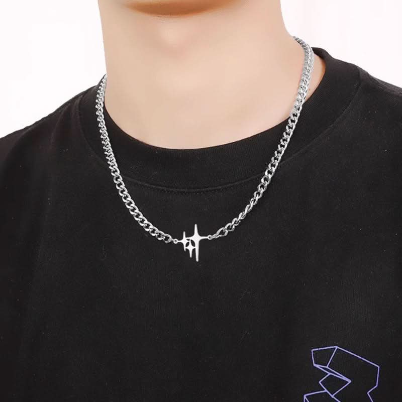 Men’s Trendy Star Necklace – Hip-Hop Fashion Jewelry