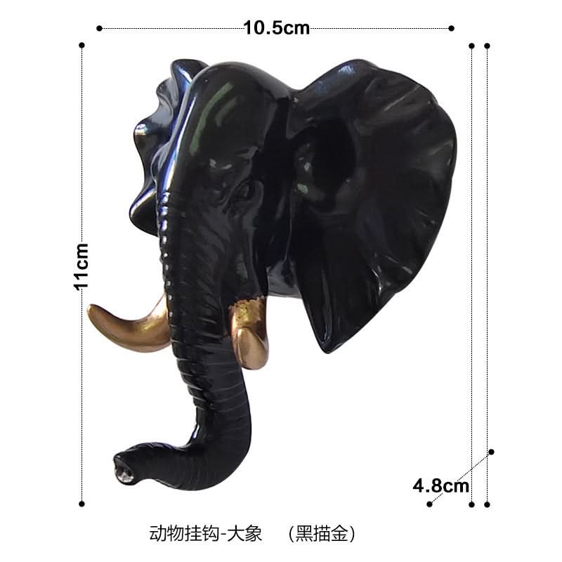 Punch-Free Animal Head Wall Hook – Decorative Deer Head Sticky Hanger