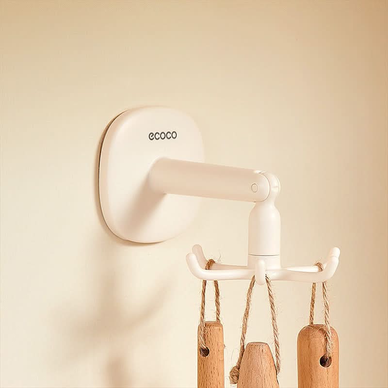 360° Rotating Kitchen Hooks – For Spoons, Towels & Utensils
