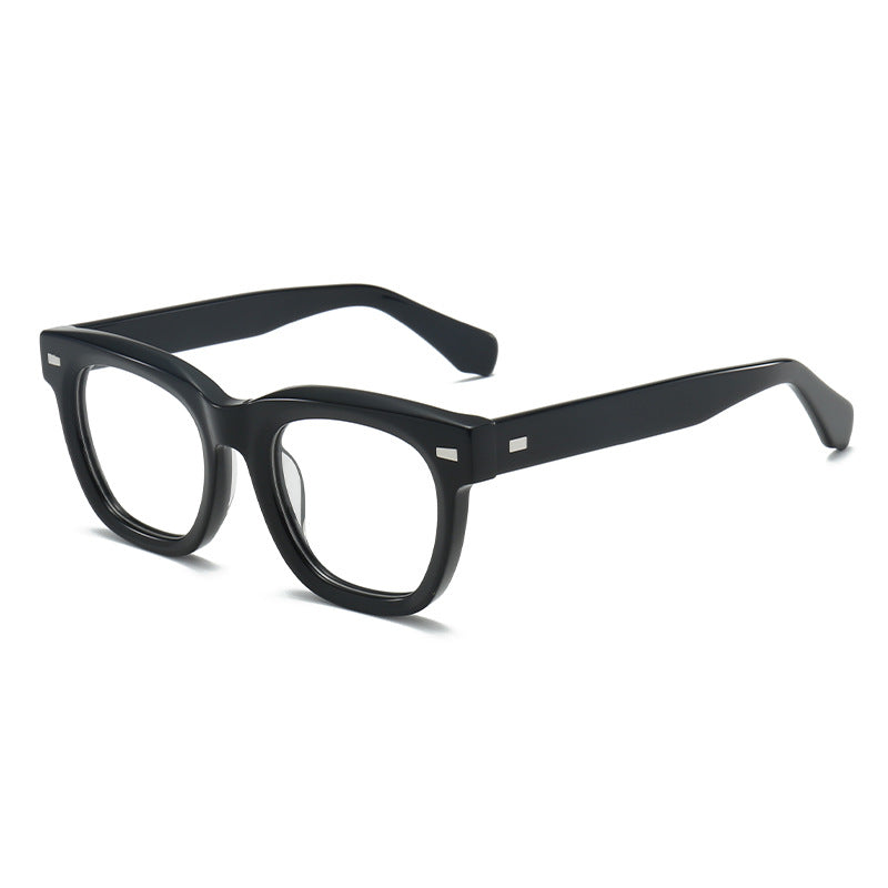 Retro Flat Eyewear for Men & Women, Big Face Fit, Myopia-Ready