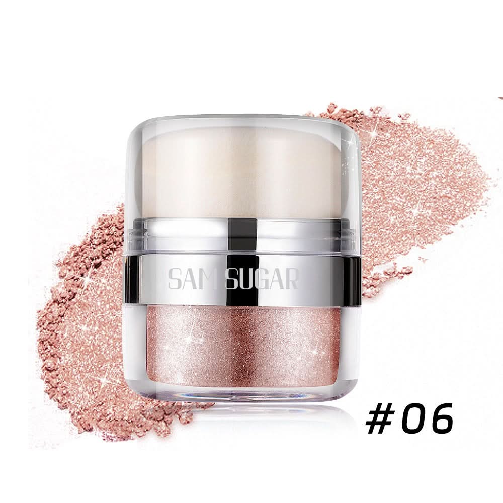 Air Cushion Highlighter – Glitter Glow, 3D Contouring, Face & Body Illuminator