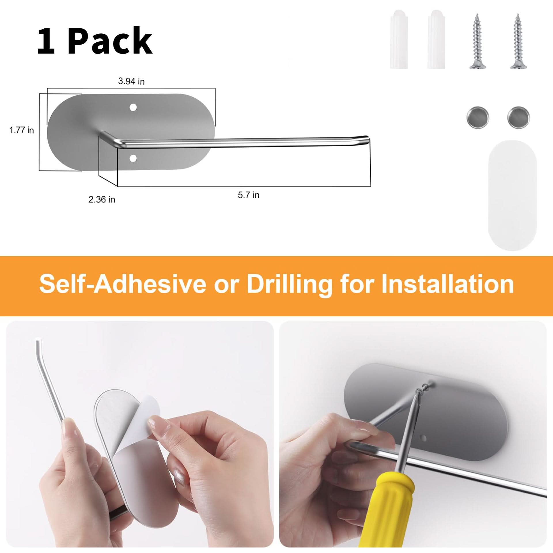 Cup Lid Hook - Paper Towel Rack & Storage Holder