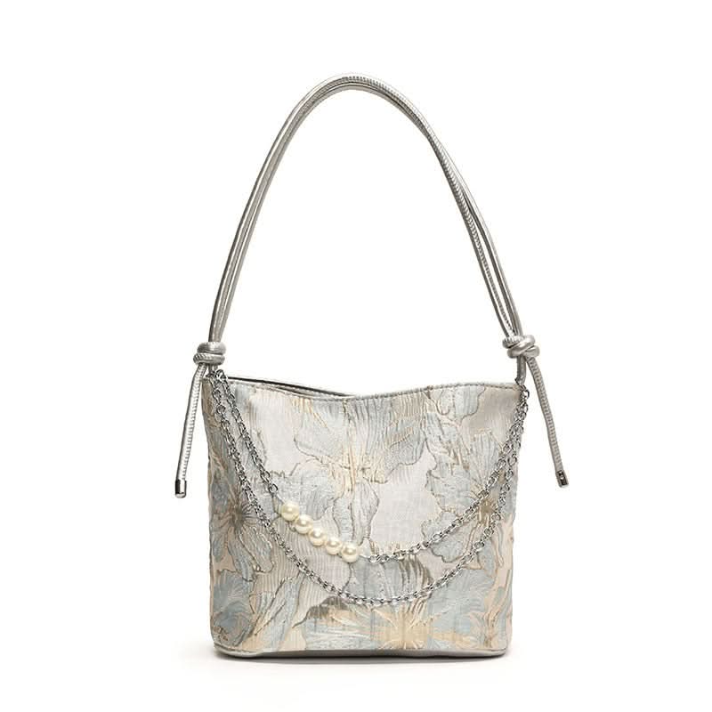 Stylish PU Leather Bucket Bag – Drawstring Shoulder Bag for Women