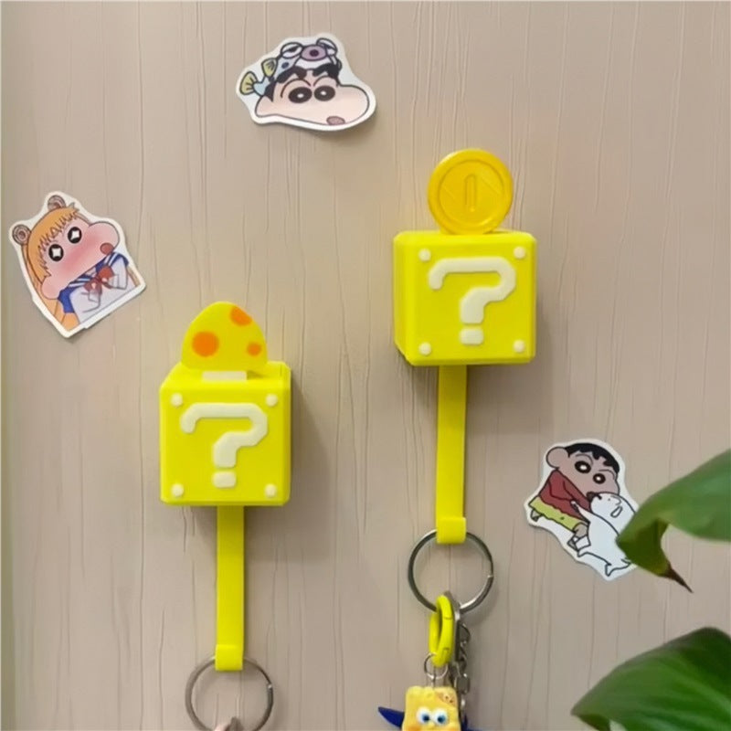 Mario-Inspired Wall Hook – Punch-Free Acrylic Key Holder