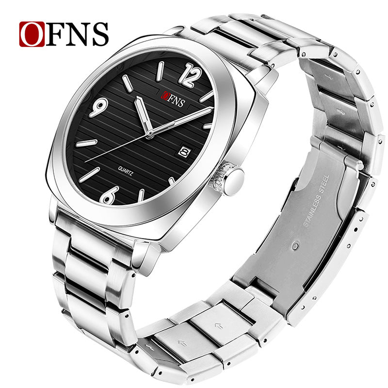 OFNS Quartz Business Watch for Men – Waterproof Luminous Calendar Watch