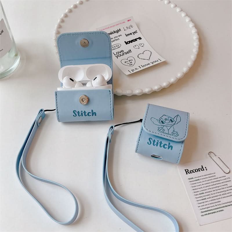 Leather Cartoon Case for AirPods Pro/3/4