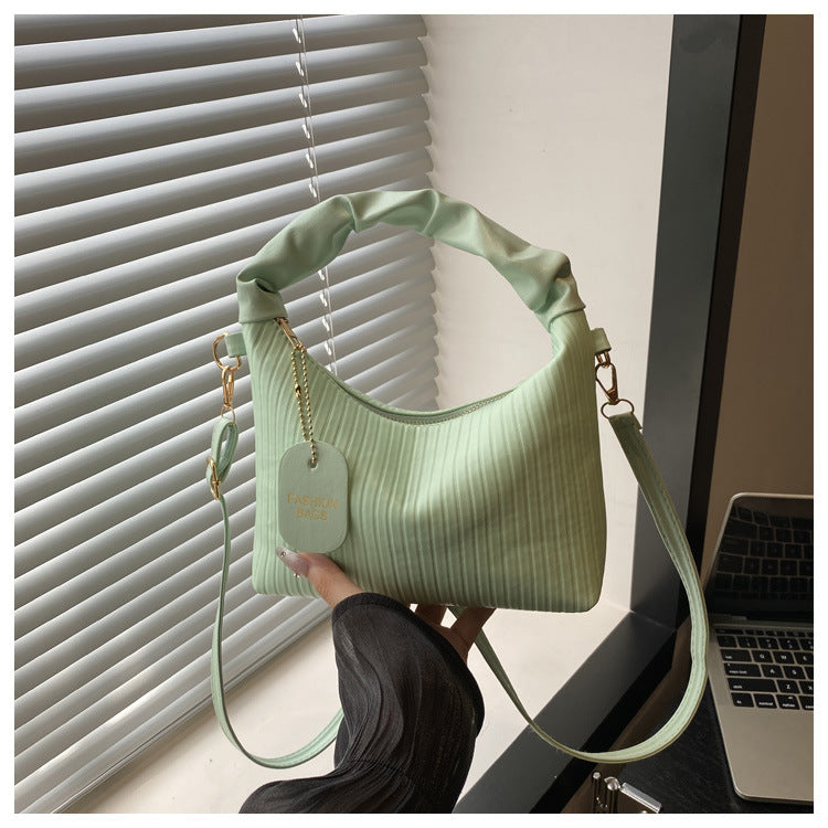 Trendy PU Bucket Handbag – Small Shoulder Crossbody Bag for Women