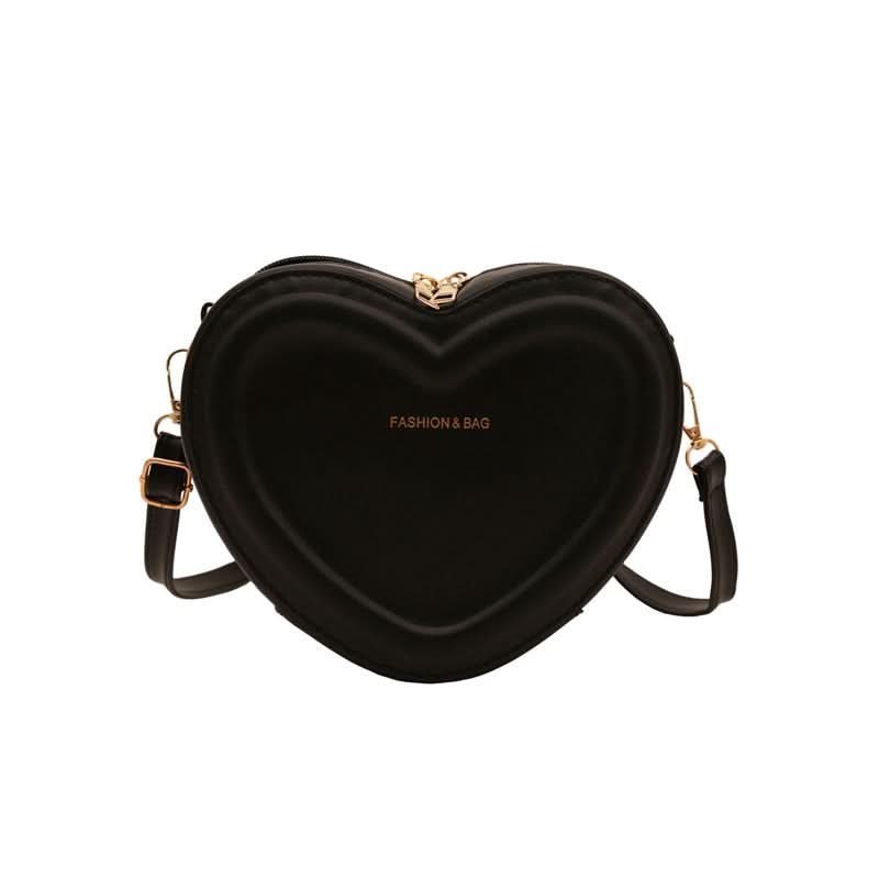 Trendy Heart-Shaped PU Shoulder Bag for Women