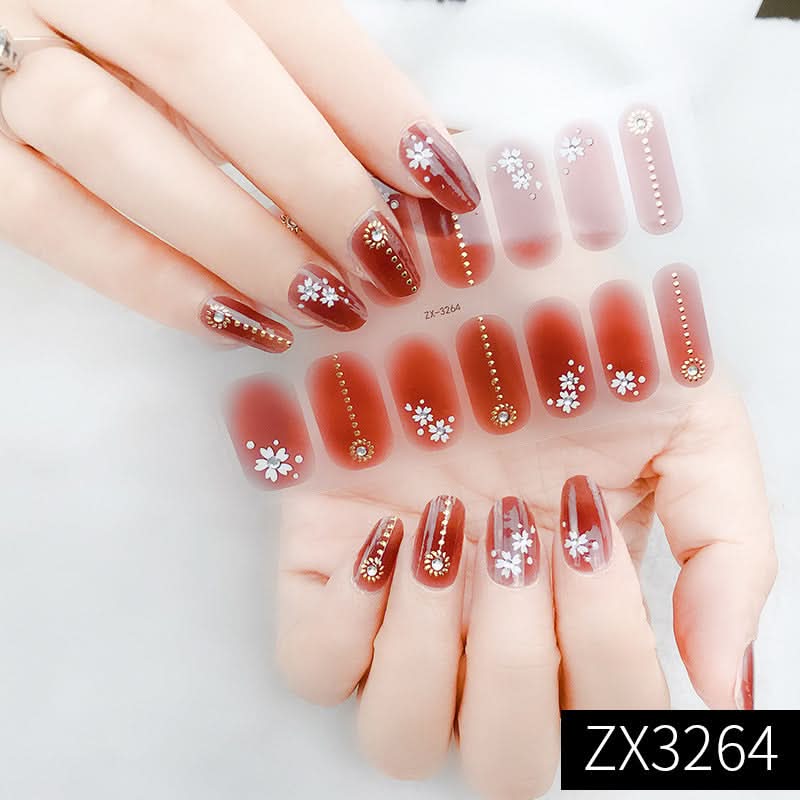3D Star Diamond Nail Stickers Set