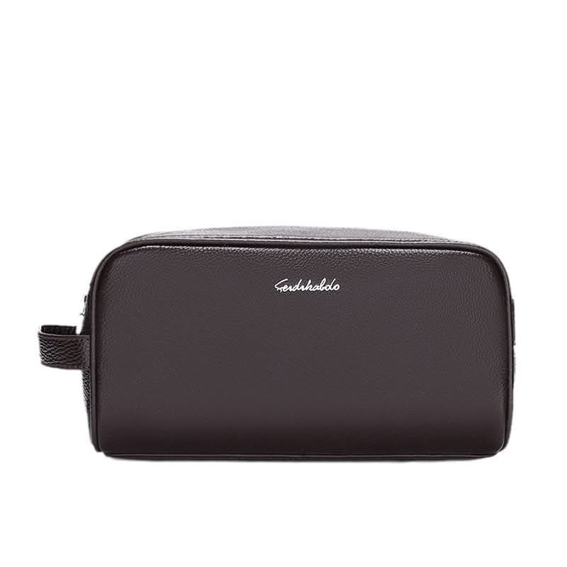 Men’s Stylish Leather Clutch Bag – Business Travel Handbag
