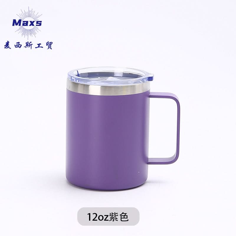 Stainless Steel Vacuum Coffee Thermos Mug – 12oz Insulated Cup