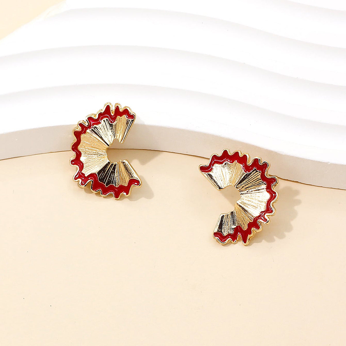 Geometric Oil Drop Earrings – Cute Casual Jewelry for Women