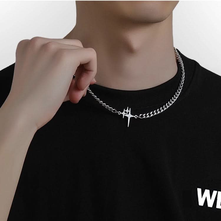 Men’s Trendy Star Necklace – Hip-Hop Fashion Jewelry