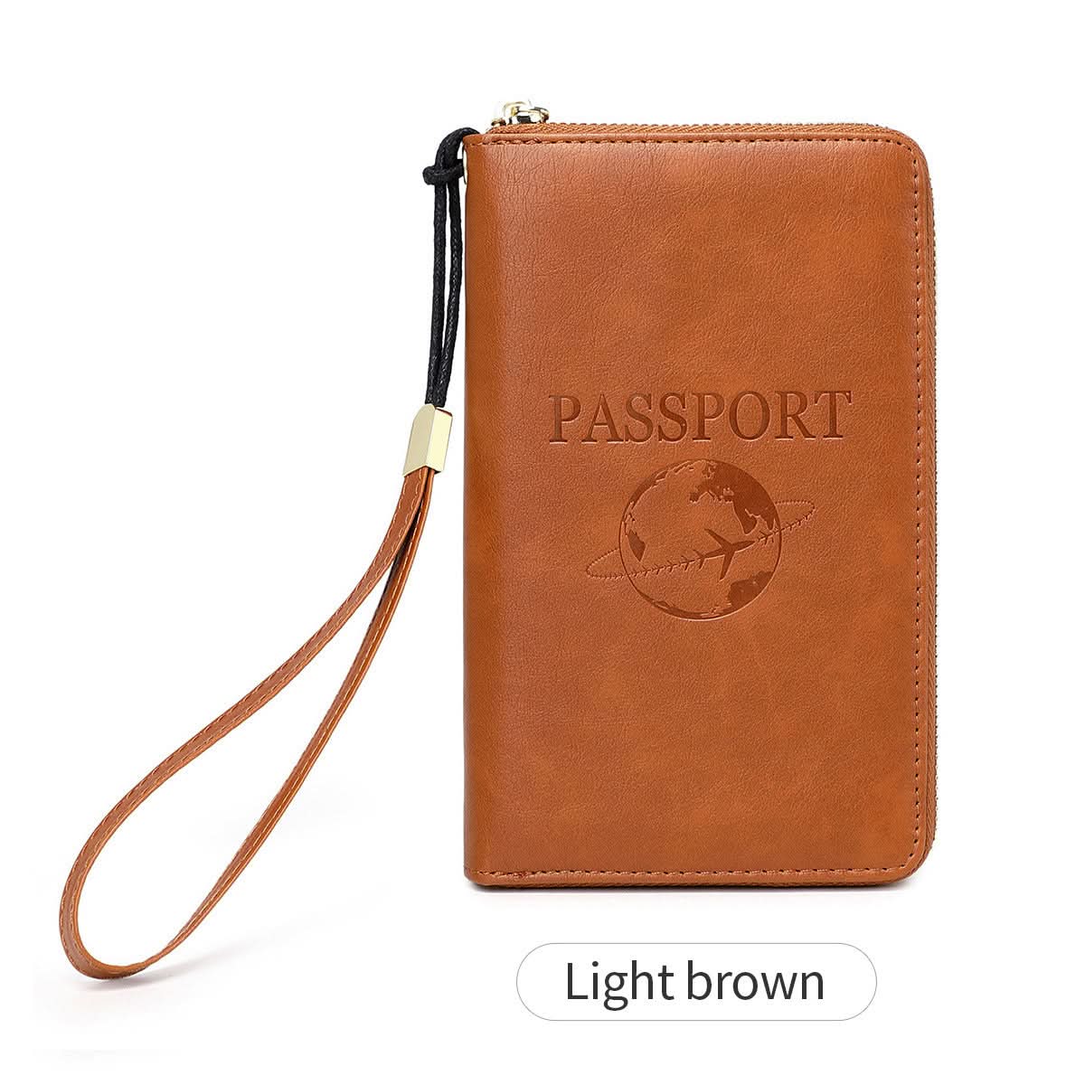 RFID Blocking Passport Holder – Waterproof Travel Wallet With Multi-Card Storage