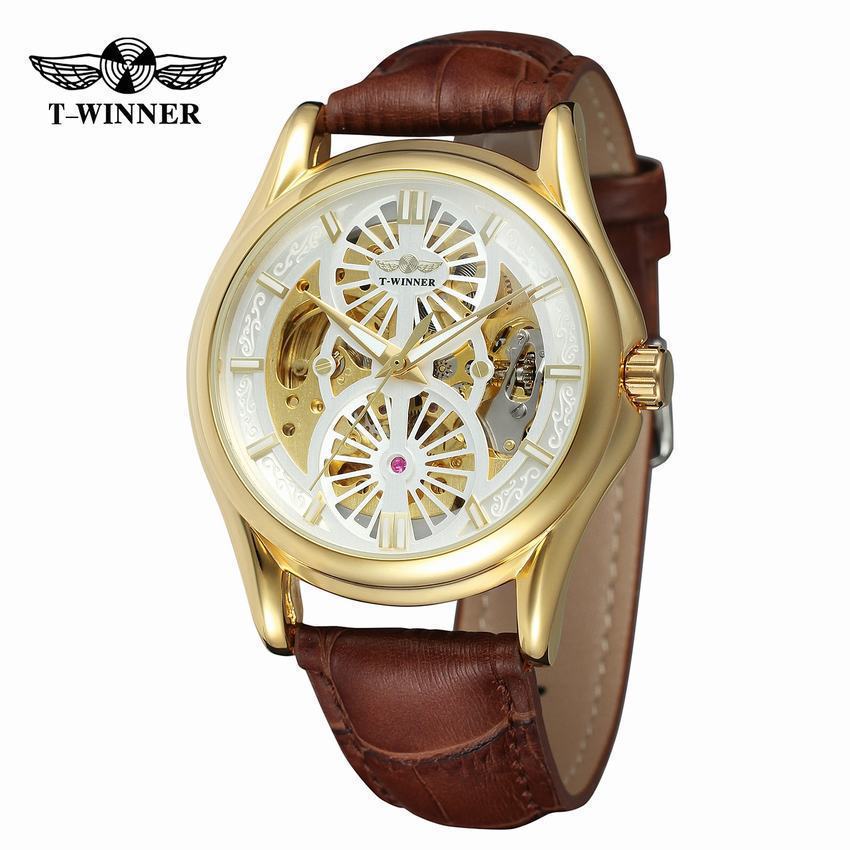 Winner Automatic Mechanical Watch for Men – Stainless Steel Business Timepiece