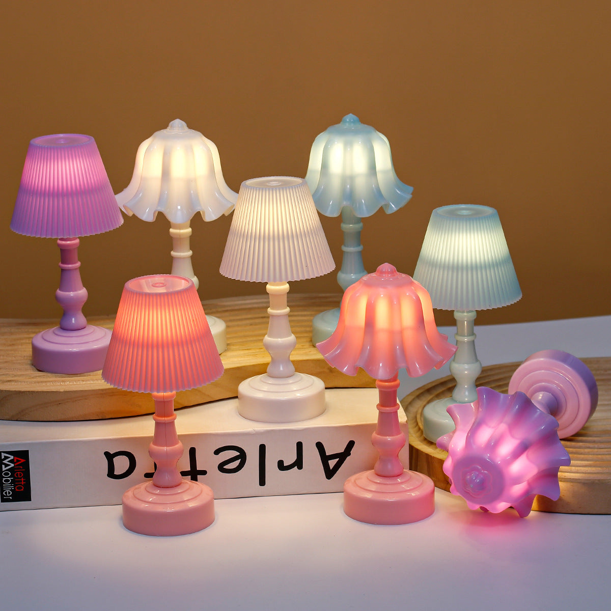 DIY Mini LED Night Light – Cute Table Lamp Ornament for Bedroom & Desktop Decor