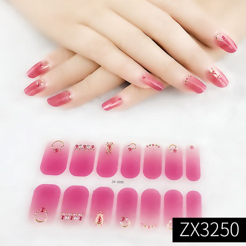 3D Star Diamond Nail Stickers Set