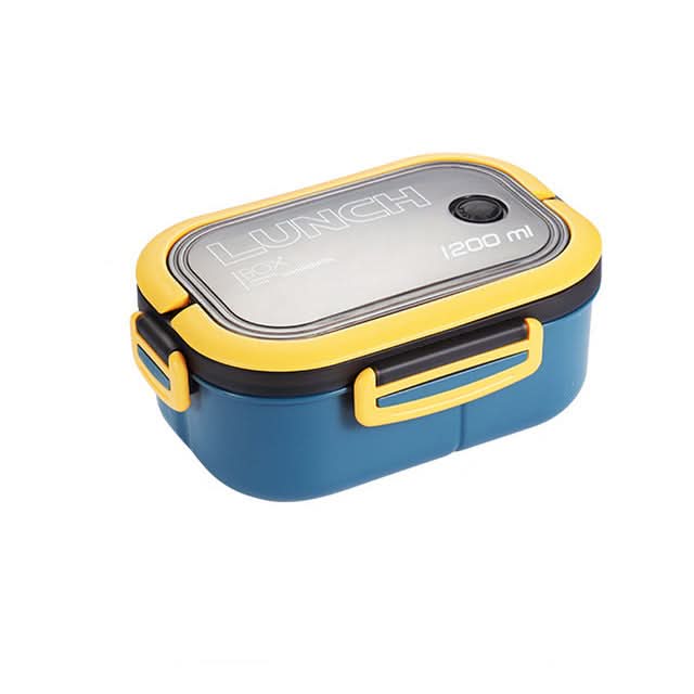 1200ml Microwave-Safe Salad Single Layer Lunch Box – For Students & Office Workers