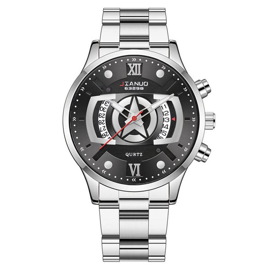 Men's Quartz Business Watch with Calendar