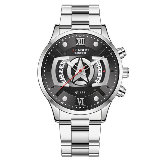 Men's Quartz Business Watch with Calendar