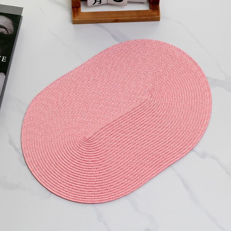 Durable Waterproof Woven PP Placemat - Oval