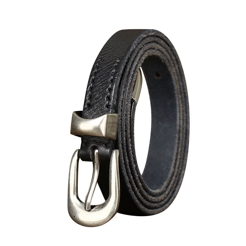 Women's Retro Slim Leather Belt – Waist Belt for Jeans & Dresses