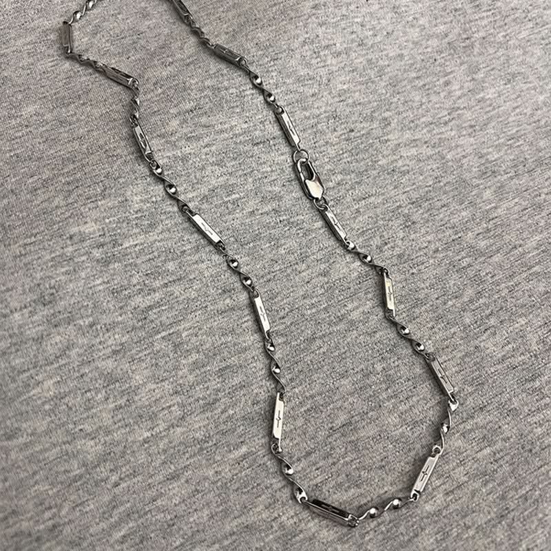 Men’s Minimalist Mobius Pendant Necklace – Hip-Hop Chain