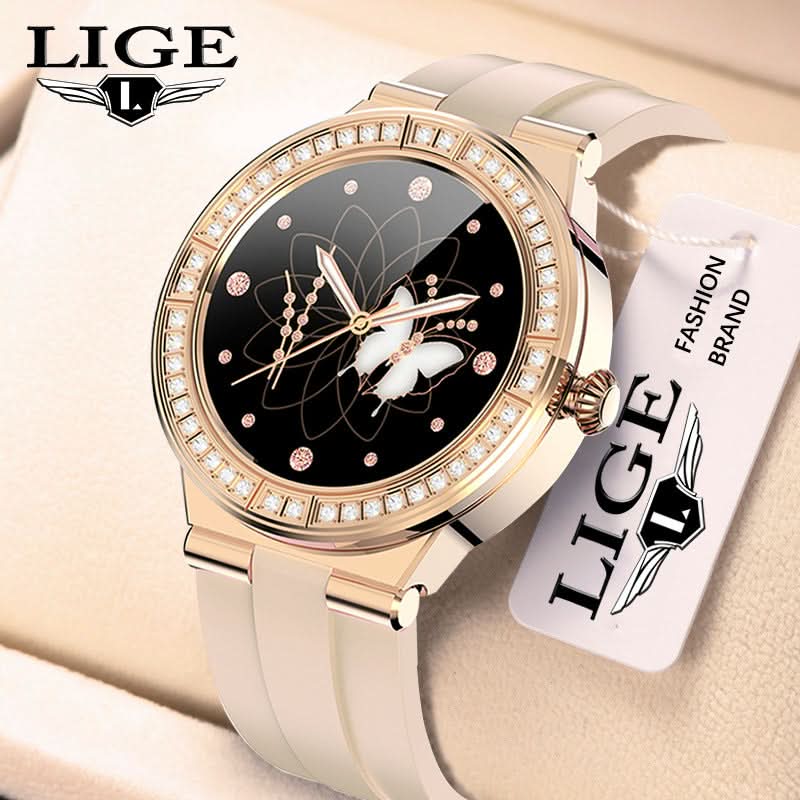 Women's Smart Health Watch – Blood Pressure, Heart Rate & Oxygen Monitor