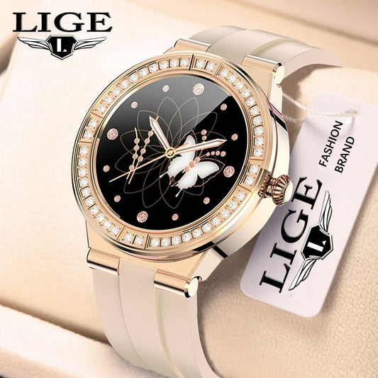 Women's Smart Health Watch – Blood Pressure, Heart Rate & Oxygen Monitor