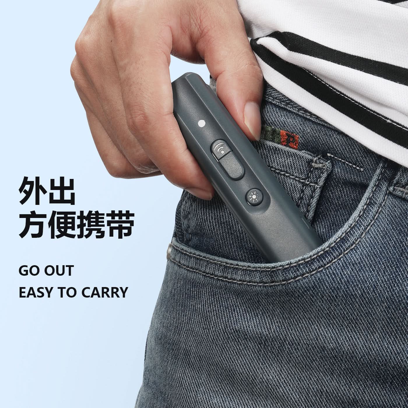 Portable Ultrasonic Dog Repeller Handheld Barking Stopper