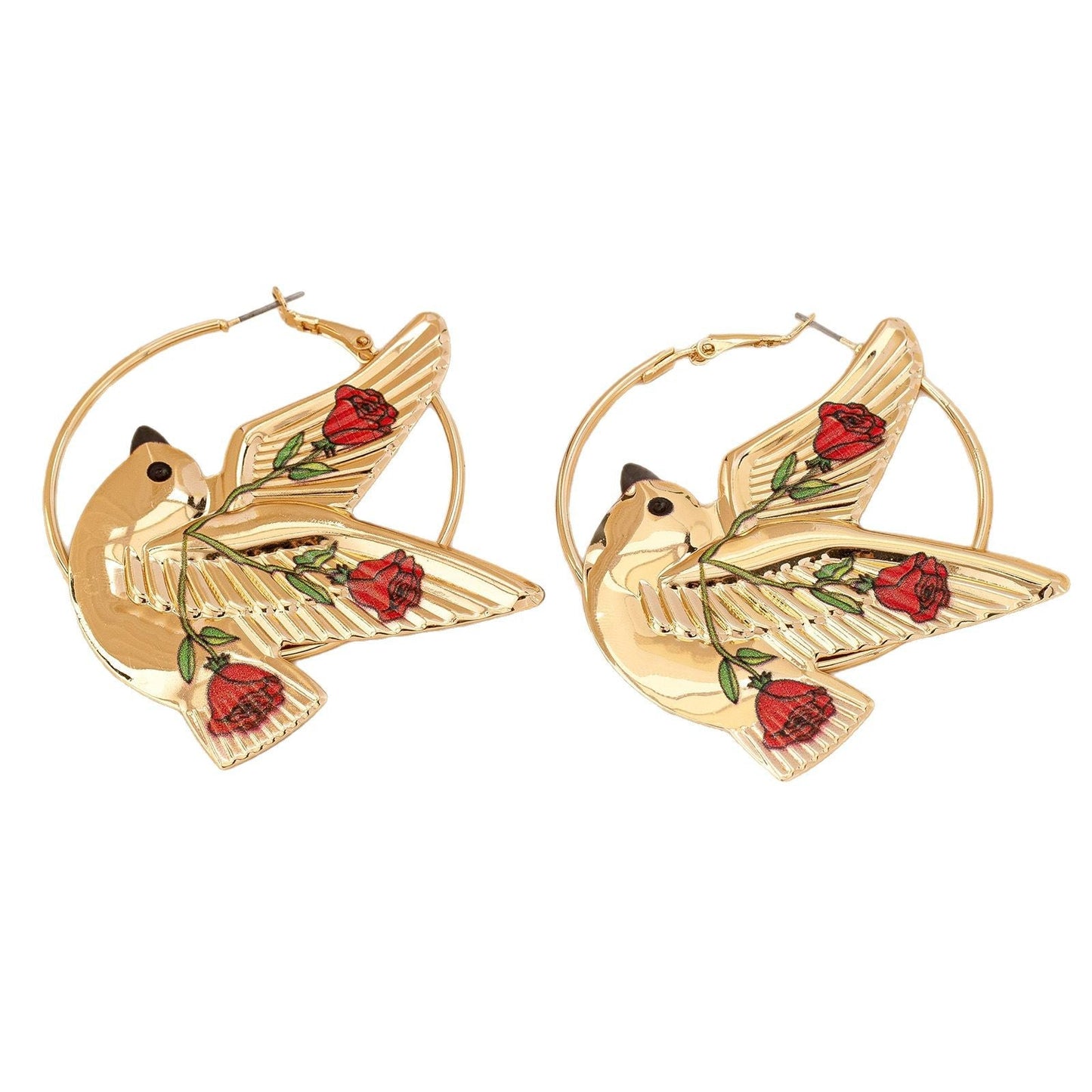 Peace Dove Earrings for Women – Alloy Animal Design Fashion Jewelry