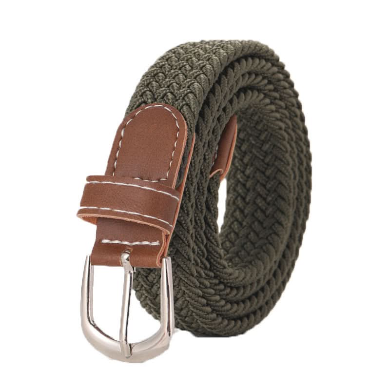 Unisex Elastic Woven Canvas Belt
