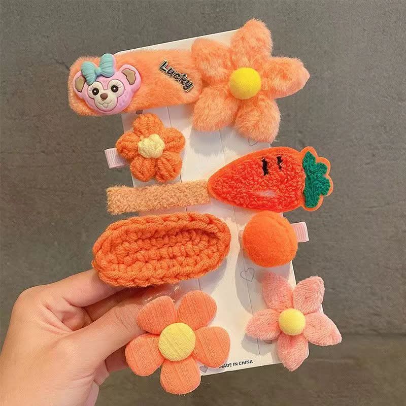 Cute Plush Duckbill Hairpins for Kids