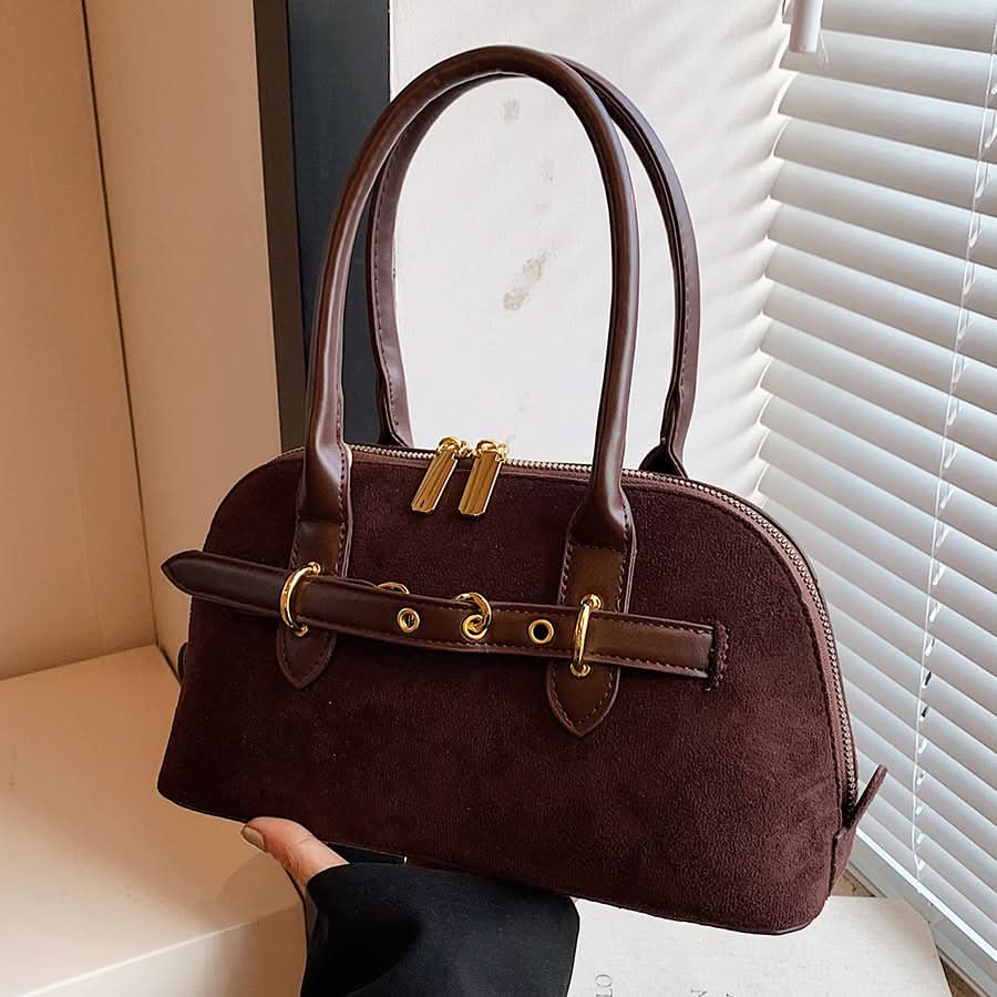 Women's Retro PU Leather Shoulder Bag – Commuter Messenger Tote