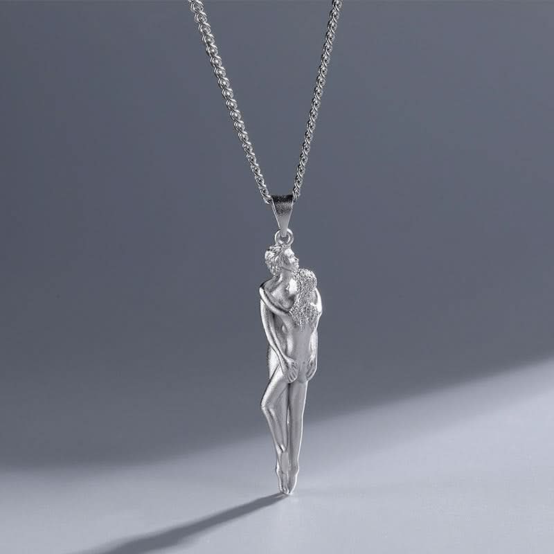 Unisex Couple Hug Necklace - High-End Gift