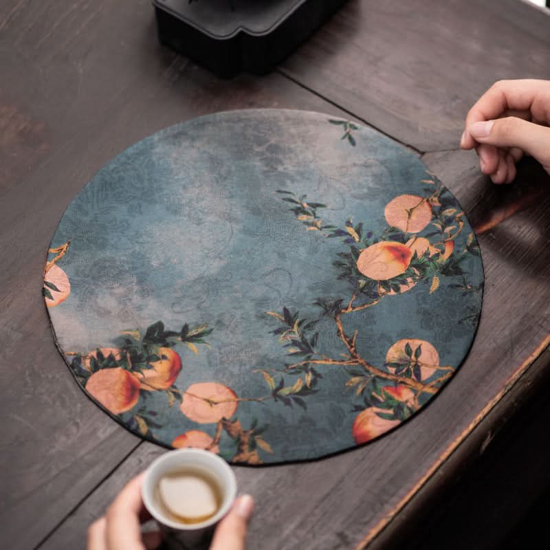 Double-Sided Fragrant Cloud Yarn Tablecloth - Tea Ceremony Accessory