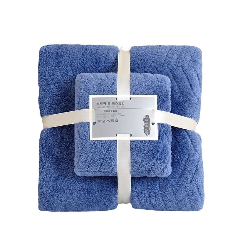 Coral Fleece Mother & Child Towel Set - 2-Piece Bath & Beach Towels