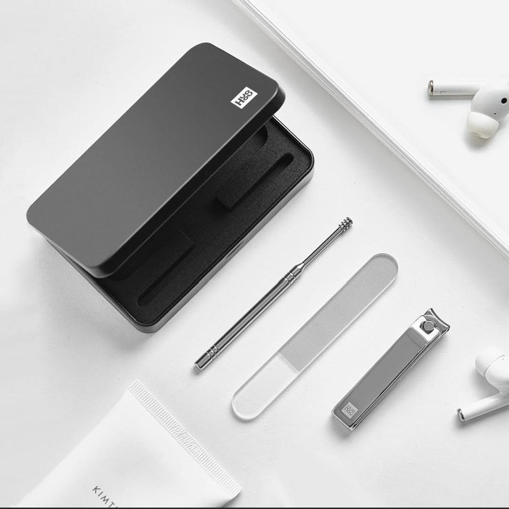 Stainless Steel Manicure Set – 4-Piece Nail Clipper & Grooming Kit