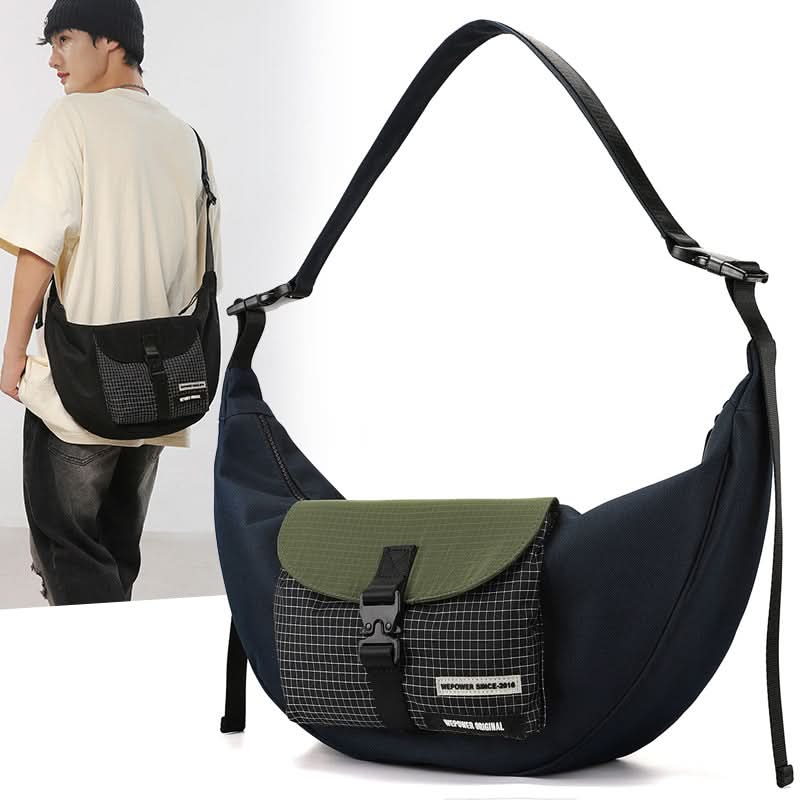 Unisex Dumpling Crossbody Bag - Waterproof Messenger Bag