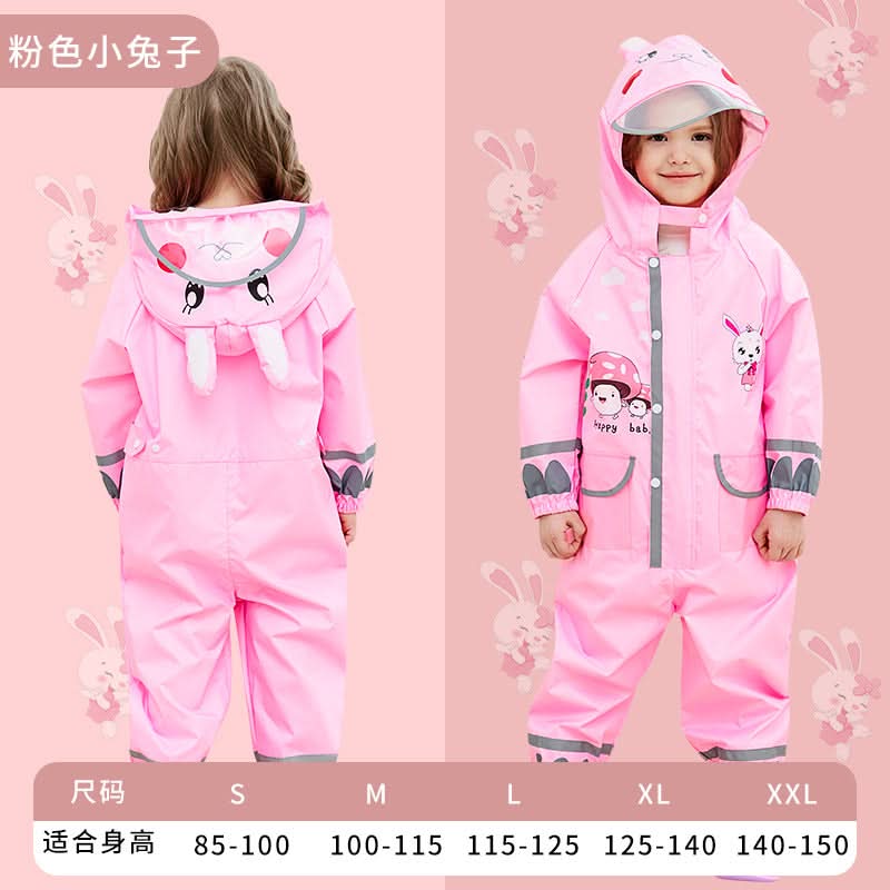Reusable Full-Body Raincoat for Women & Kids – Lightweight, Waterproof