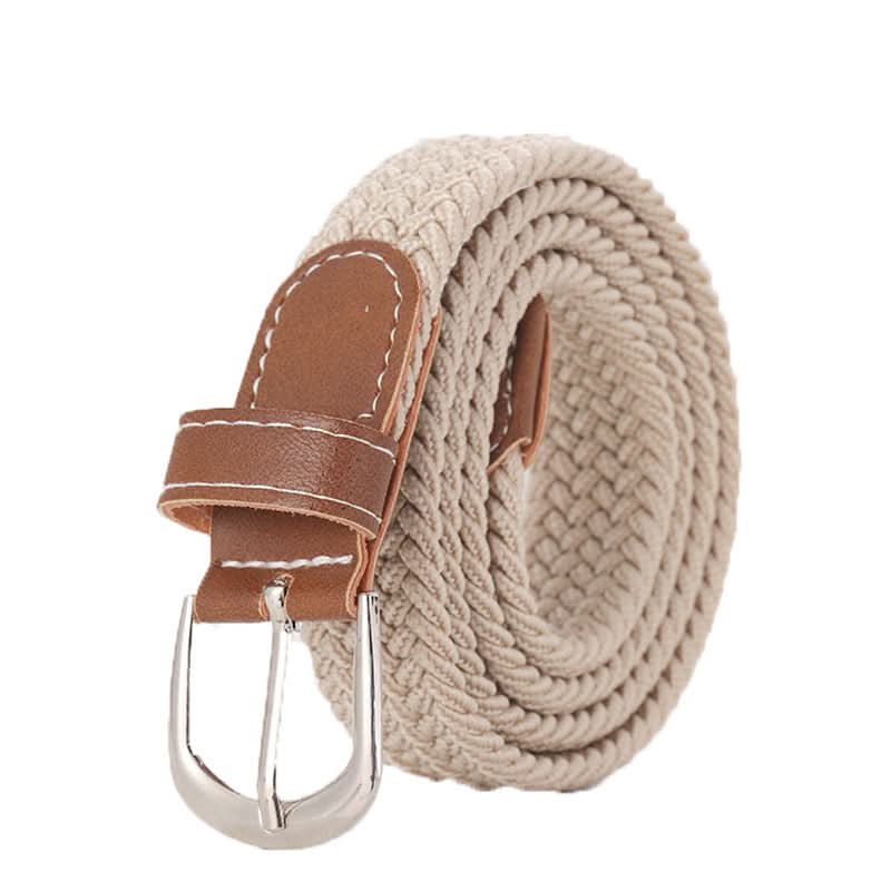 Unisex Elastic Woven Canvas Belt