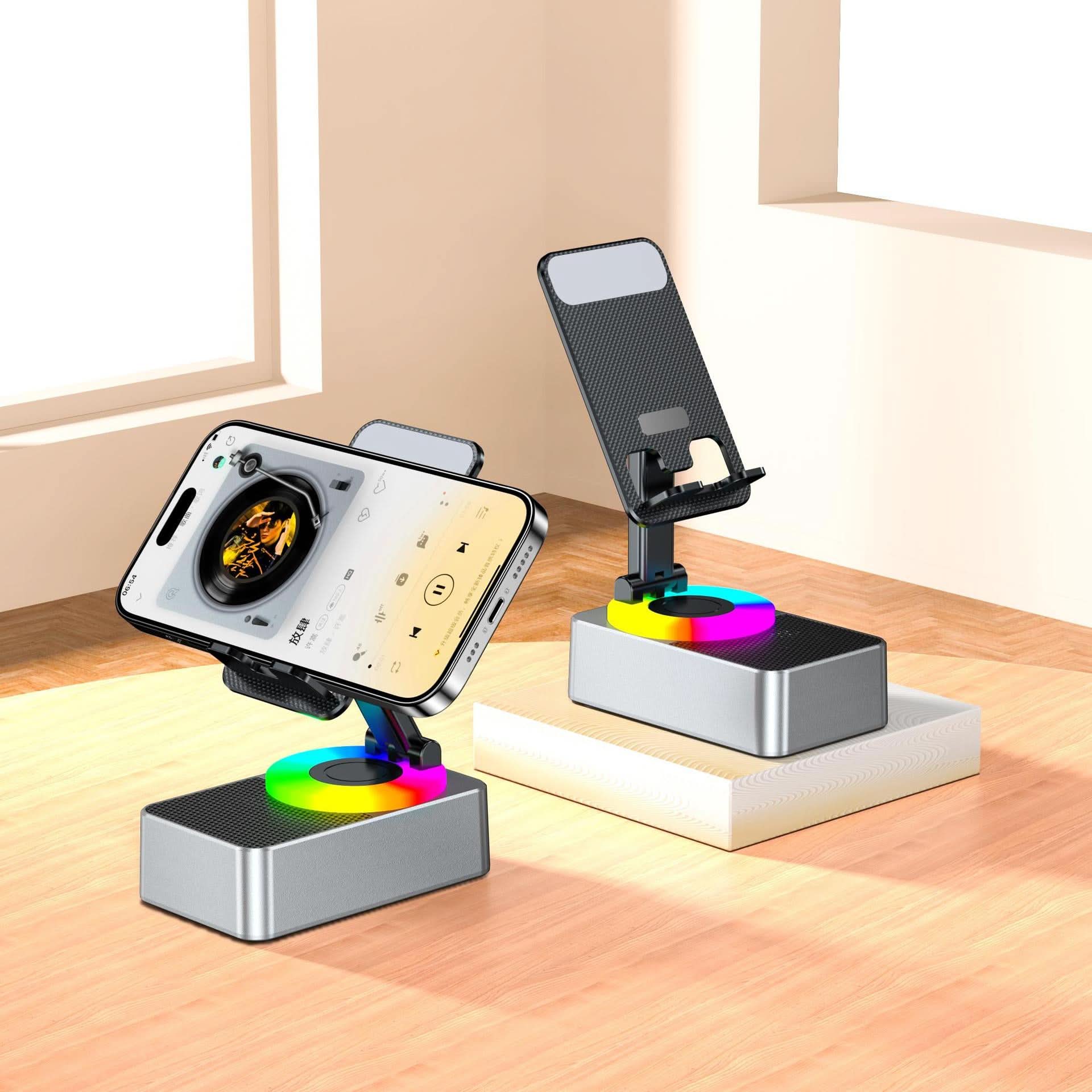 3-in-1 Phone Stand, Bluetooth Speaker, Power Bank